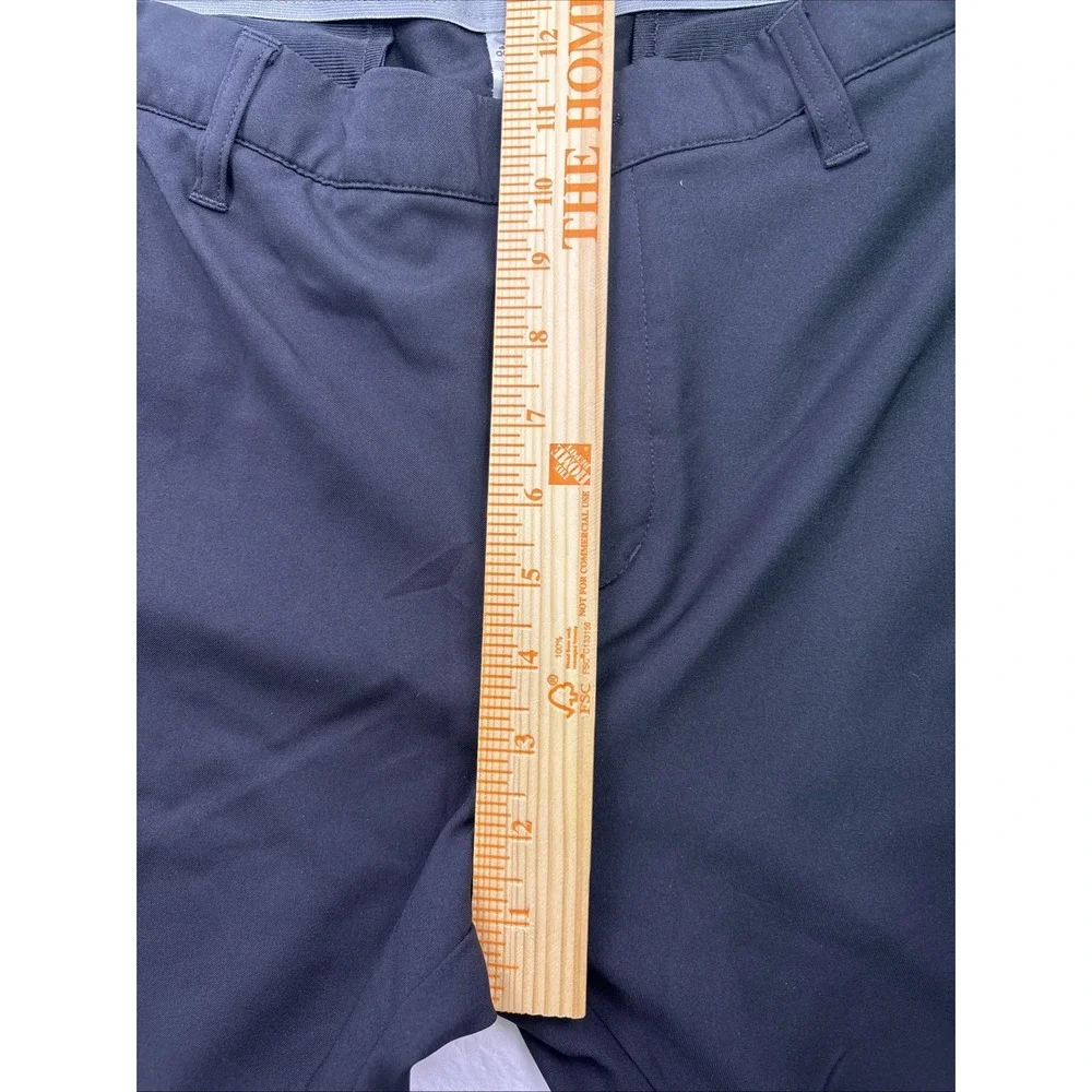 Adidas Pants Men 34 x32  BLACK  Straight Golf Flat Front  Climacool PERFORMANCE